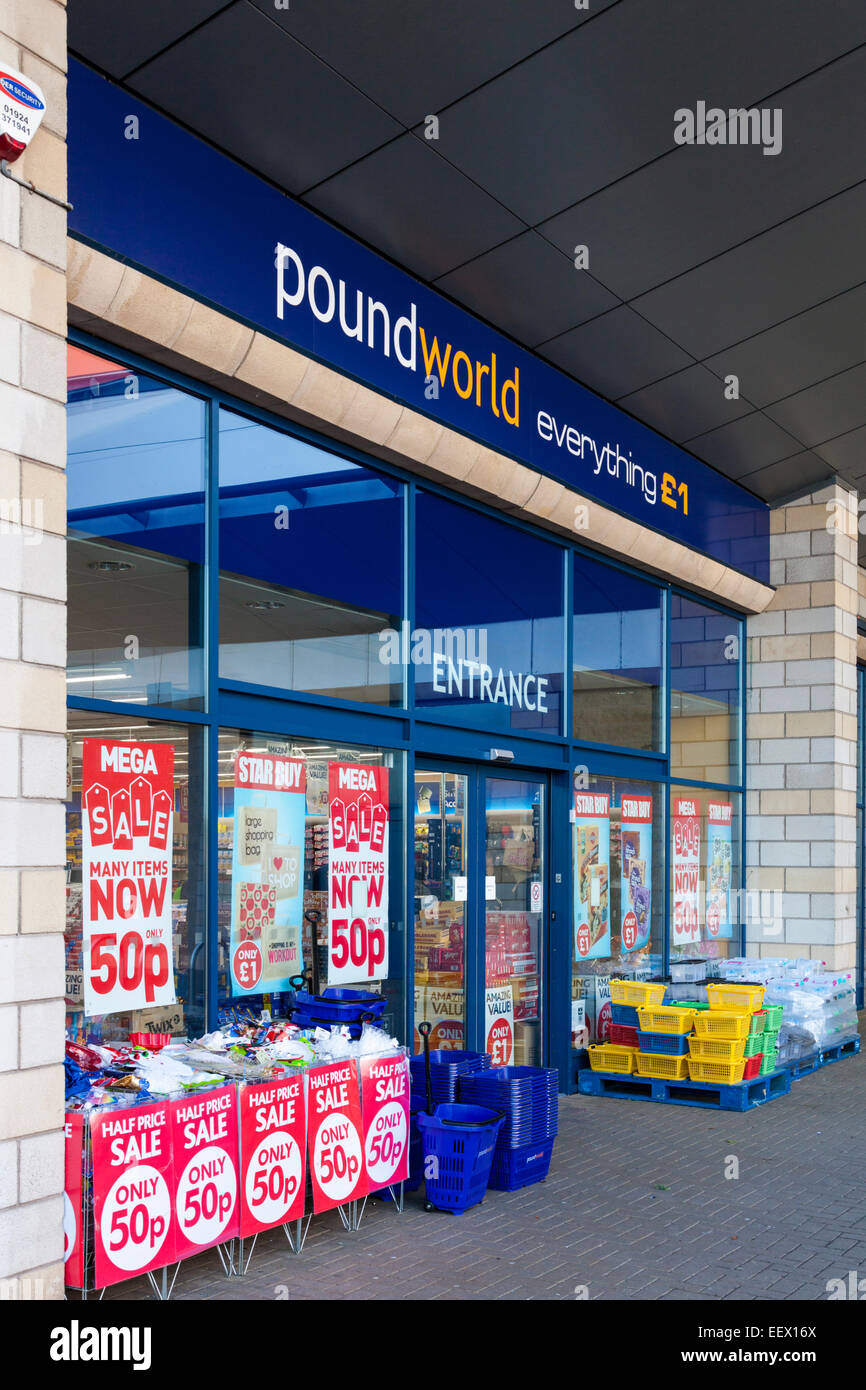 Poundworld shop logo hires stock photography and images Alamy