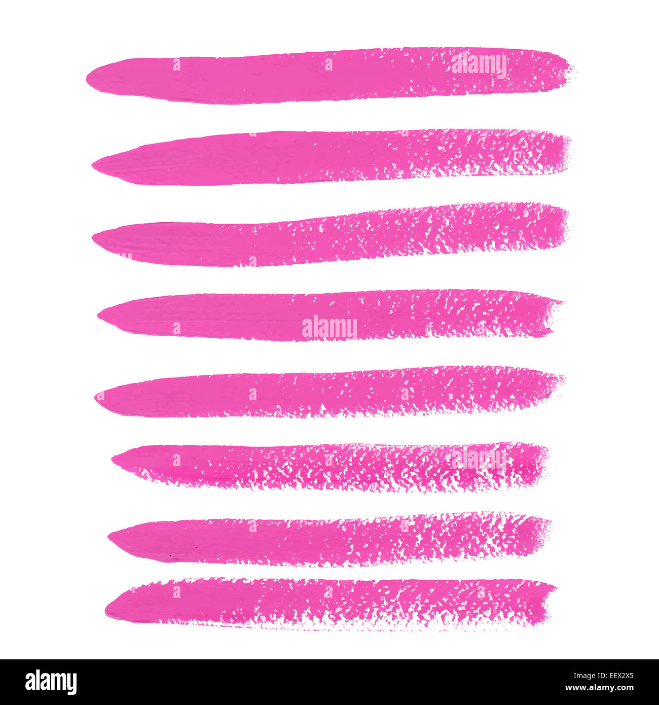 Pink ink vector brush strokes Stock Photo - Alamy
