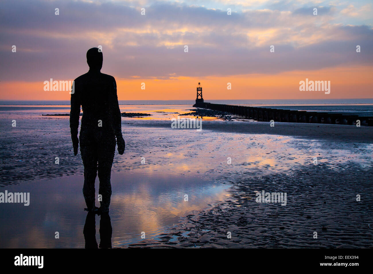 Formby Beach Statues High Resolution Stock Photography And Images Alamy