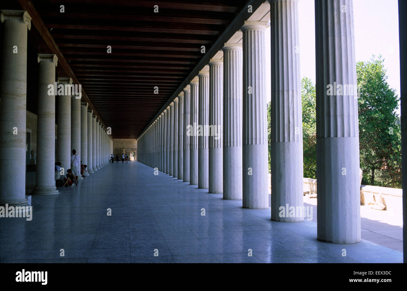 Greece, Athens, Agora, Stoa of Attalos Stock Photo