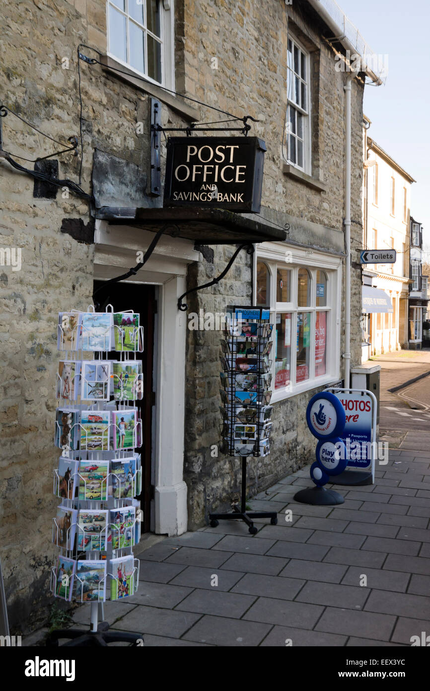 Woodstock a small town in Oxfordshire England UK Woodstock Post Office Stock Photo