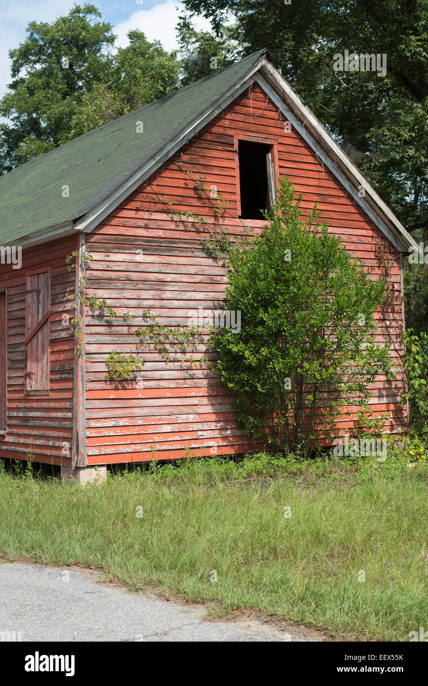 The Red Store 1810 South Carolina Newberry County Stock Photo