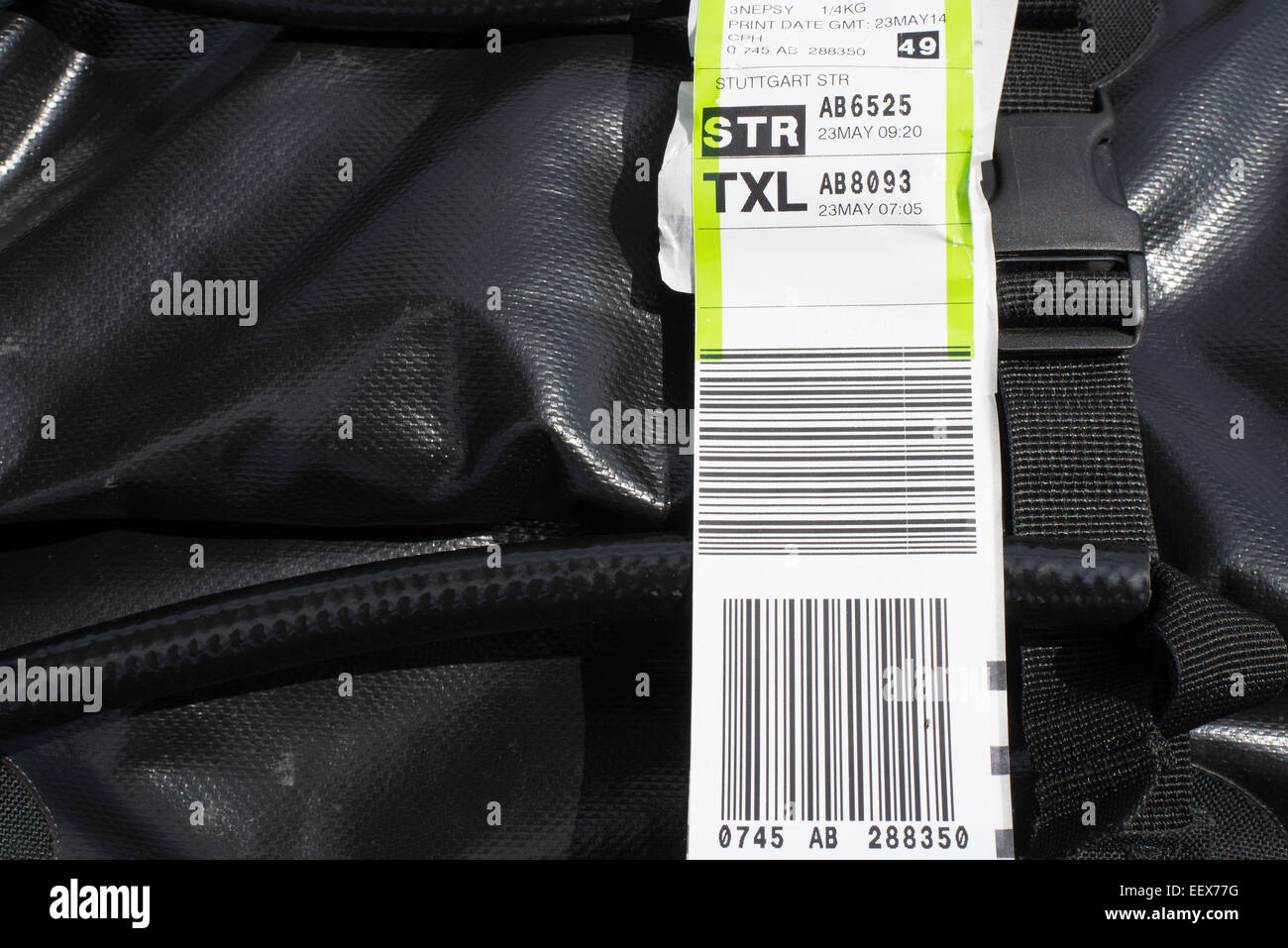 LOUISVILLE SDF classic luggage tag flight stickers Metal Print