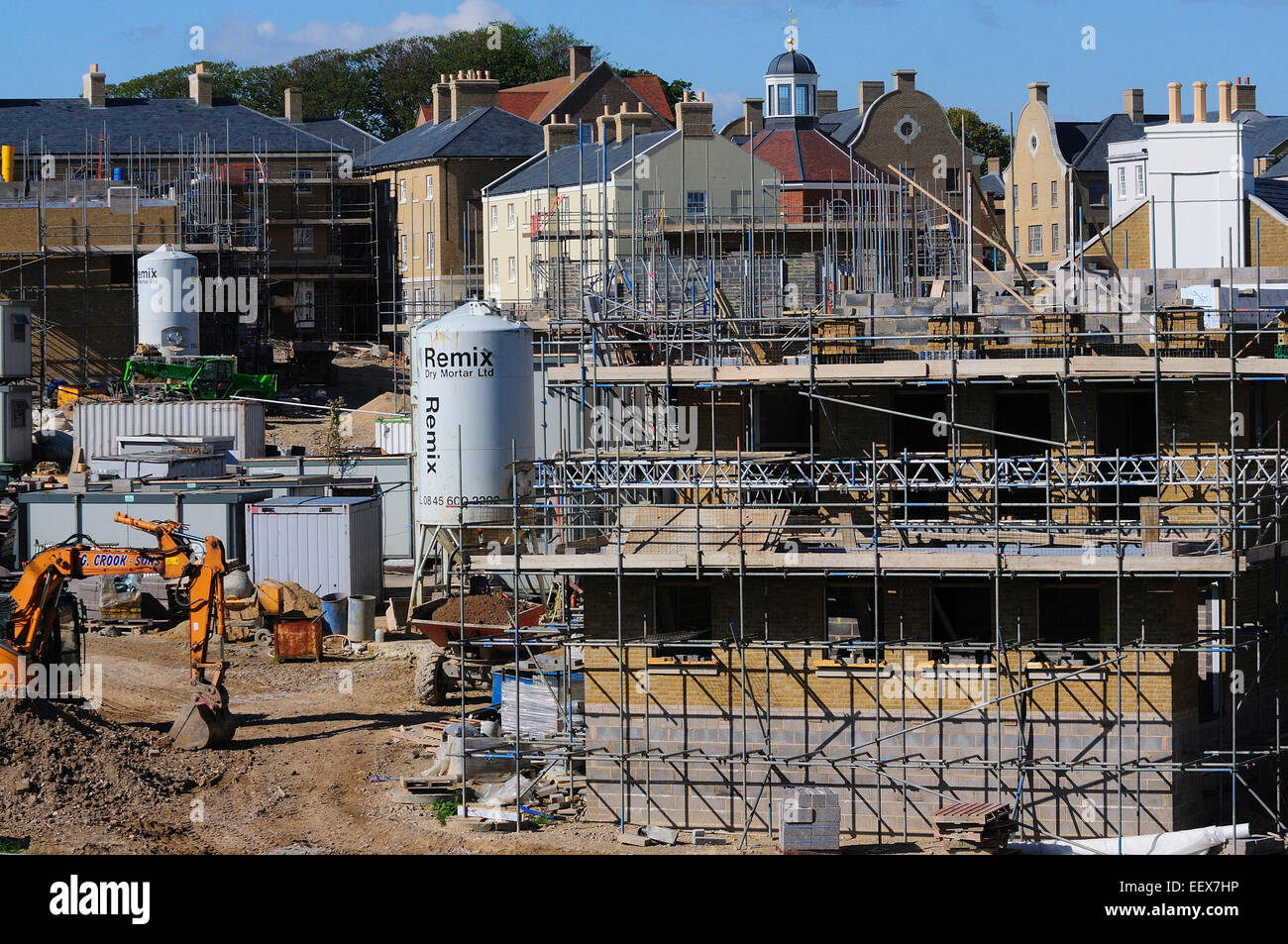 Construction site uk busy hi-res stock photography and images - Alamy