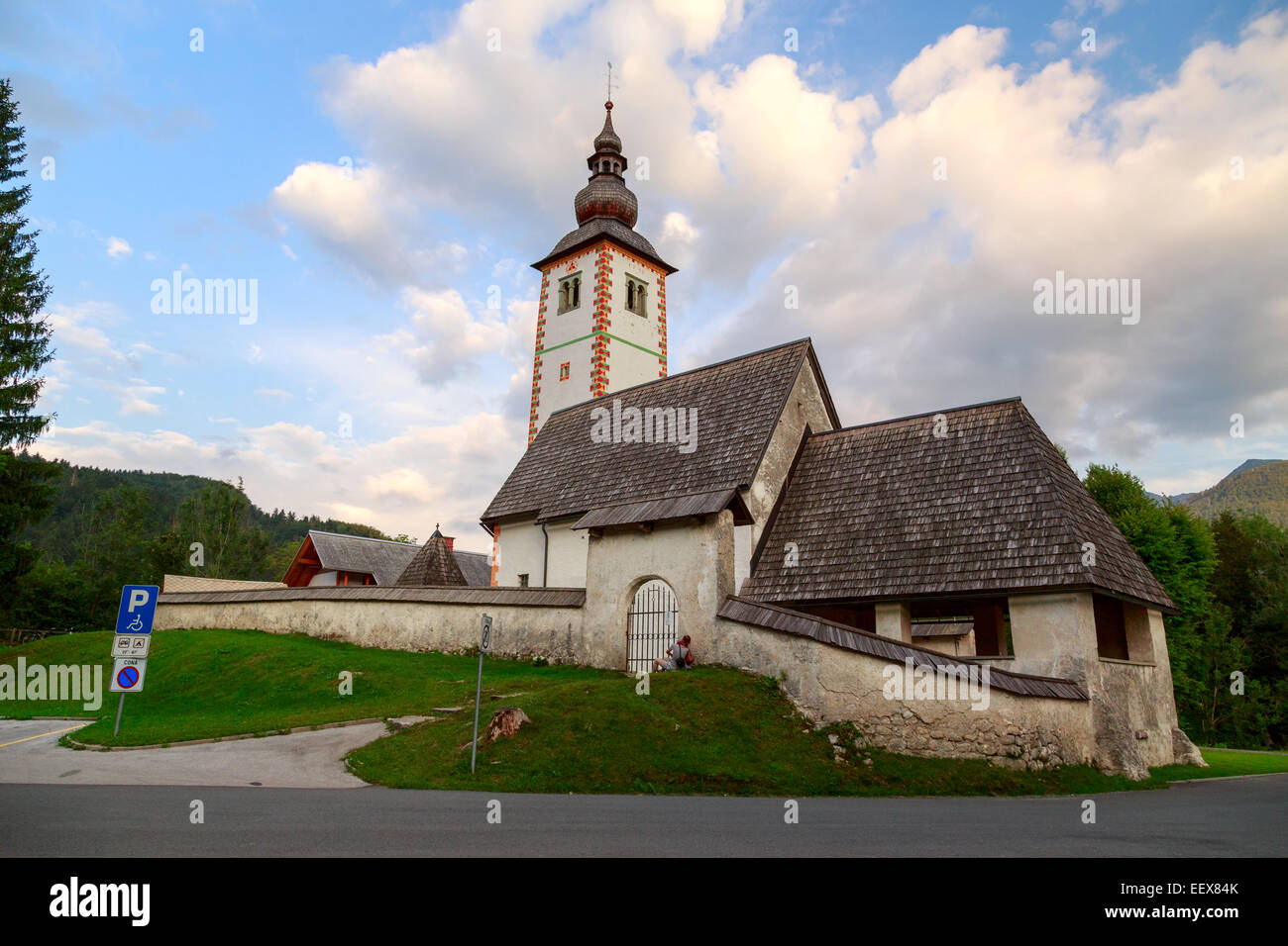 Church of St John the Baptist, Bohinj Lake, Slovenia Stock Photo - Alamy