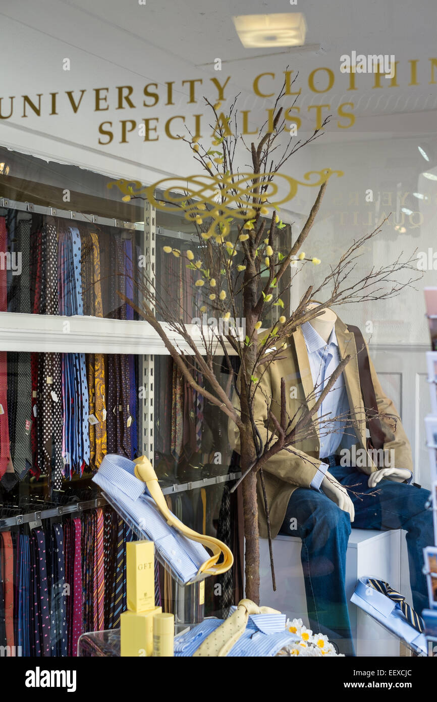 University clothing shop in Oxford City Centre Stock Photo Alamy