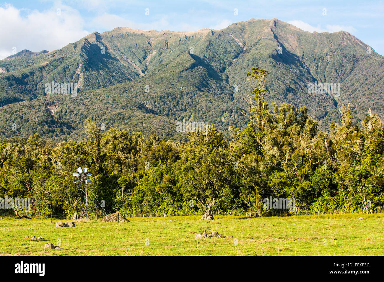 Pouakai Range, Egmont National Park, North Island, New Zealand Stock Photo