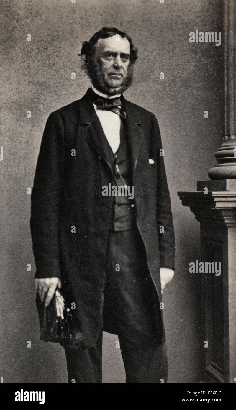 Samuel Francis Du Pont, three-quarter length portrait, facing front, circa 1861 Stock Photo
