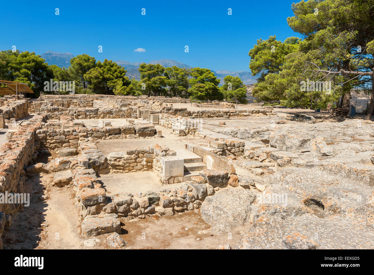 Palace of Phaistos. Crete, Greece Stock Photo - Alamy