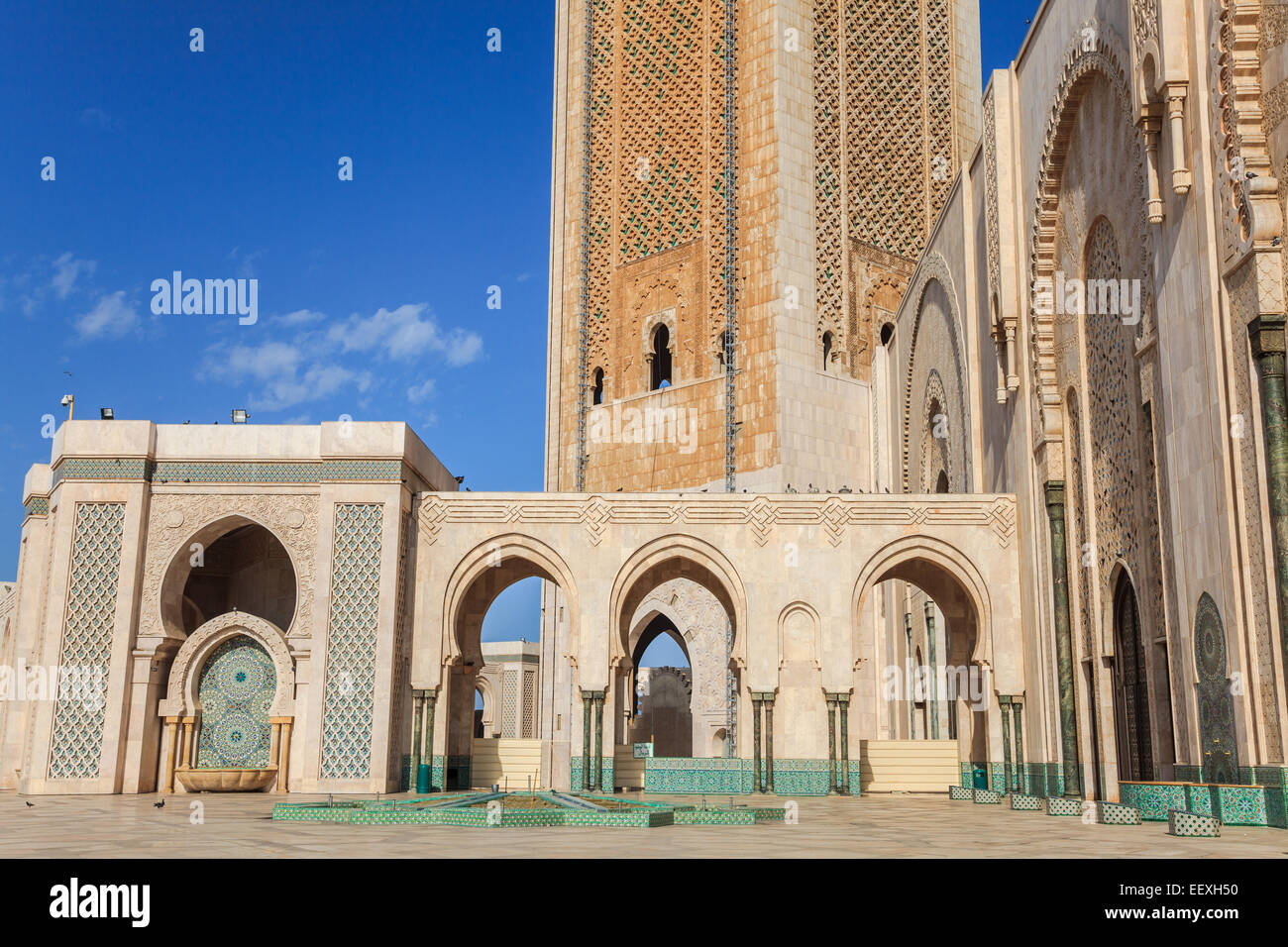 Mosque of Haasan II in Casablanca, Morocco Stock Photo