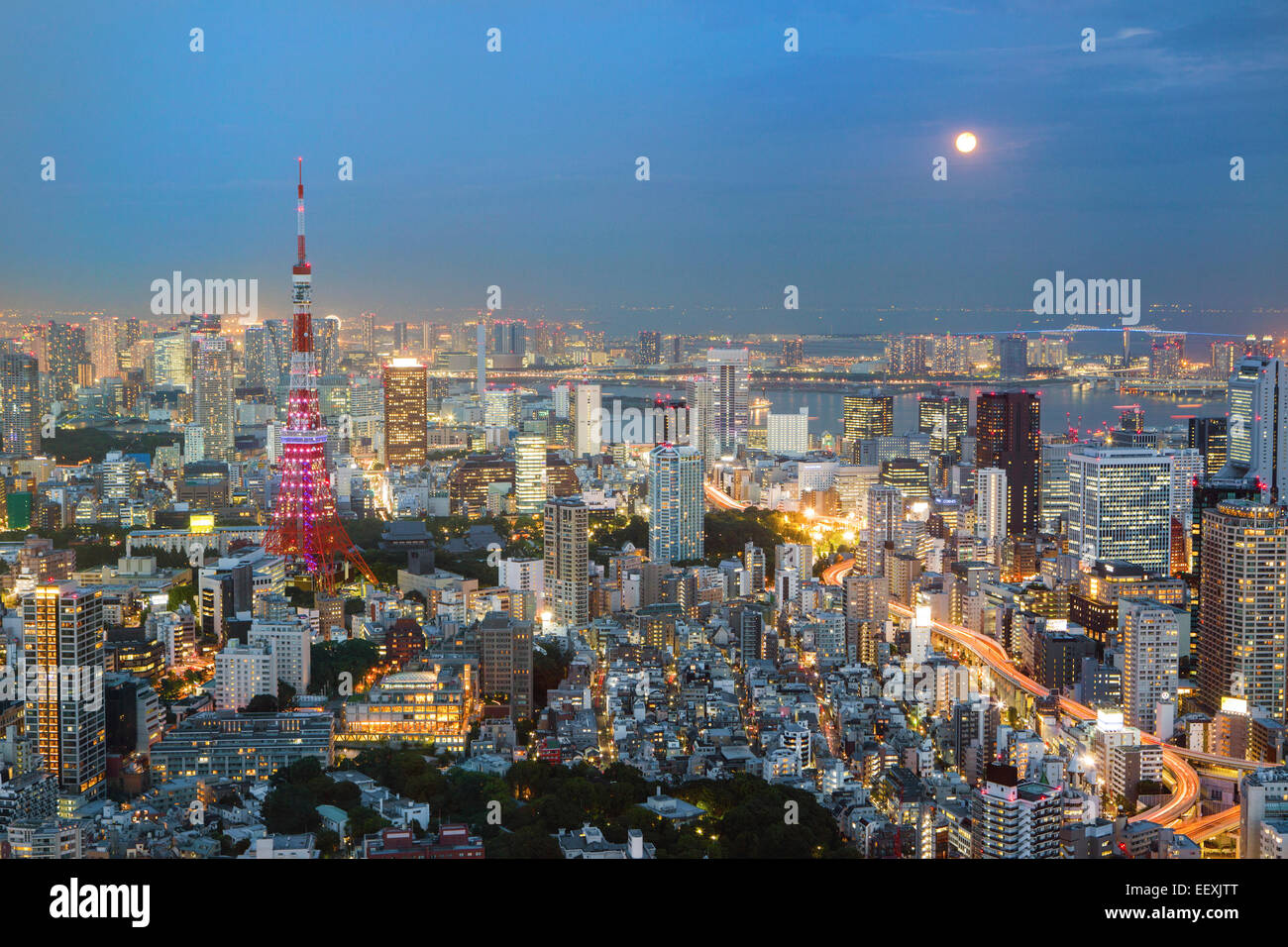 Tokyo by night Stock Photo