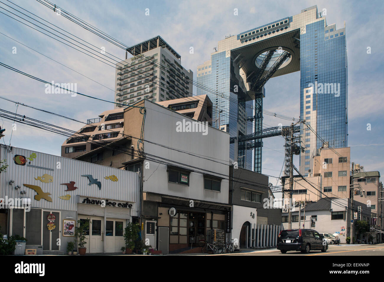 Umeda Sky Building, Osaka, Japan. Stock Photo