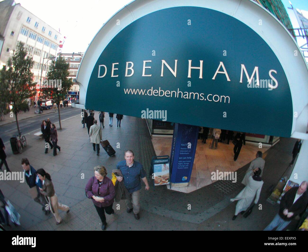 Debenhams department store Oxford Street Stock Photo Alamy