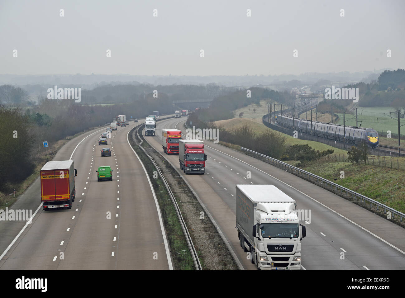 M20 lorry park hires stock photography and images Alamy