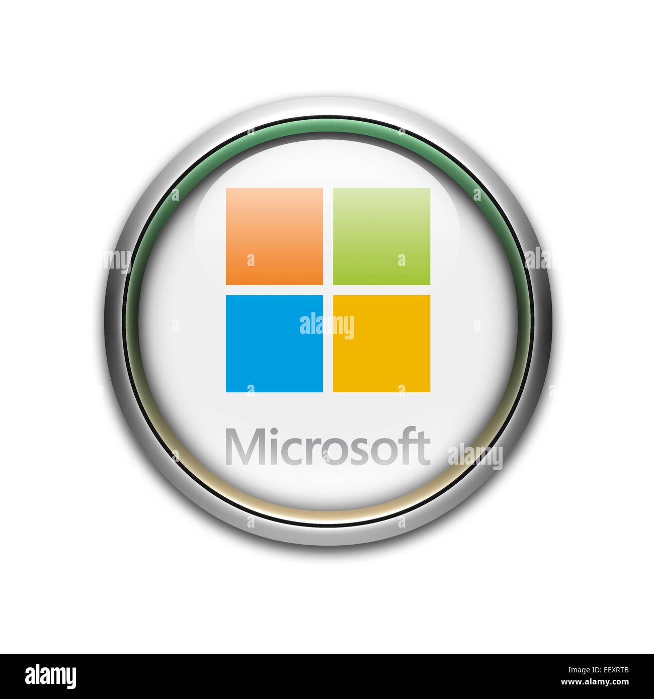 Windows logo icon flag emblem Stock Photo