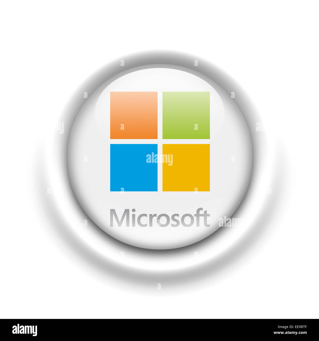 Windows logo icon flag emblem Stock Photo
