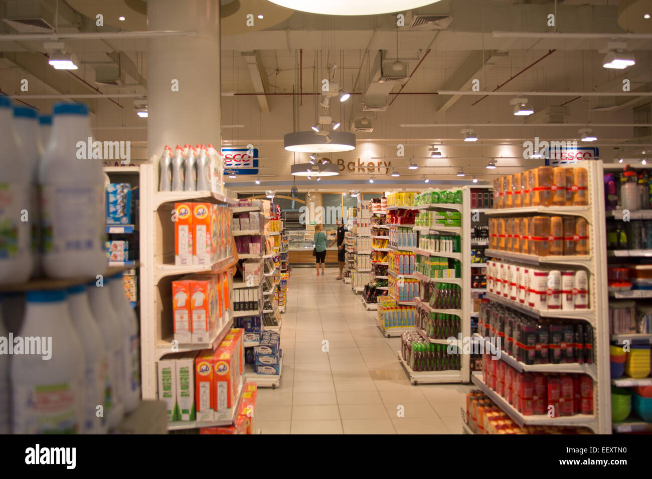 Choithram in partnership with Tesco, supermarket store in The Greens area of Dubai UAE Stock Photo