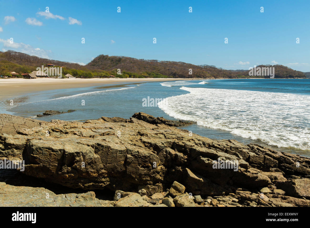 Beautiful worldclass Playa El Coco beach south of San Juan del Sur