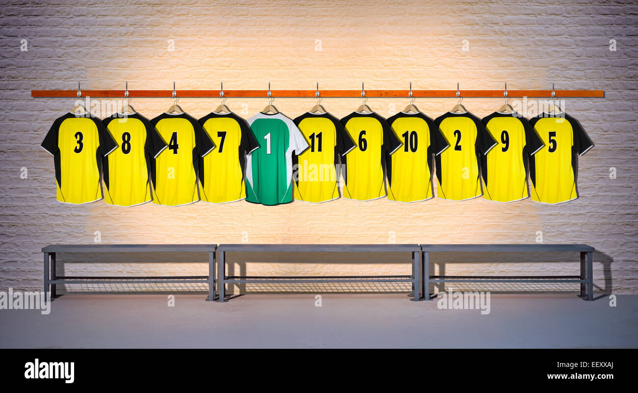 Set of Realistic Football Kits Editorial Photography - Illustration of  retail, club: 150496402