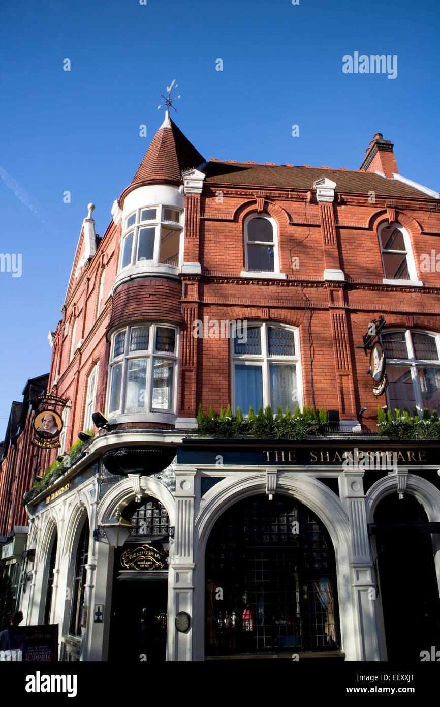 The Shakespeare pub, Summer Row, Birmingham, UK Stock Photo