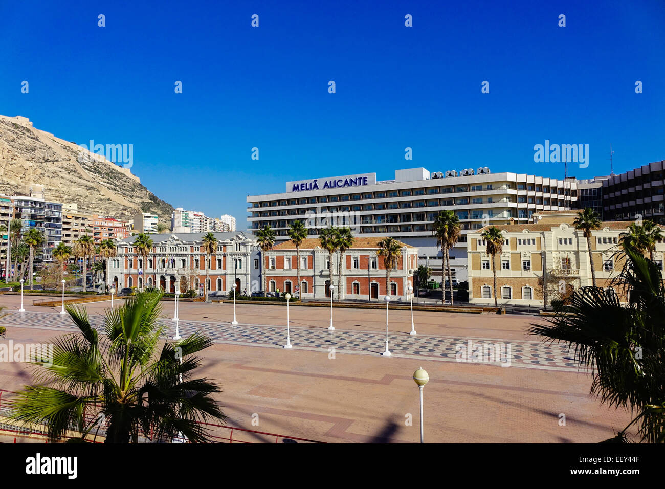 Melia Hotel, port of Alicante Spain Stock Photo - Alamy
