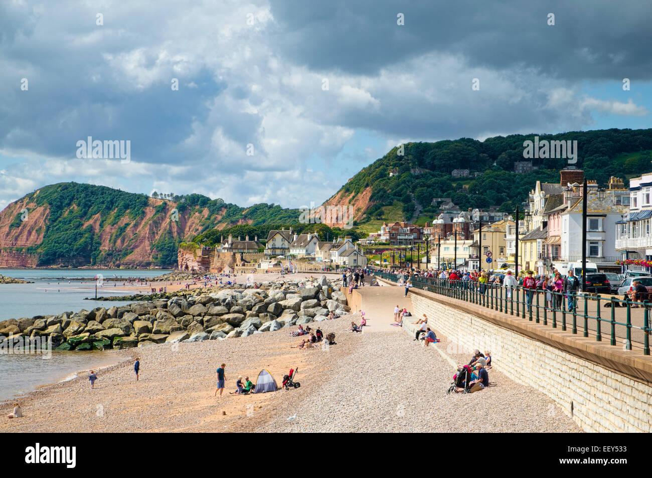 Sidmouth Promenade Stock Photos & Sidmouth Promenade Stock Images Alamy