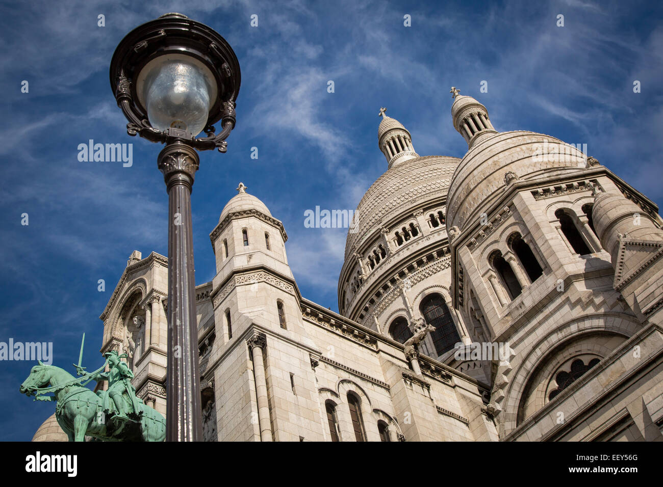 Basilique du Sacre Coeur, Montmartre,  Paris, France Stock Photo