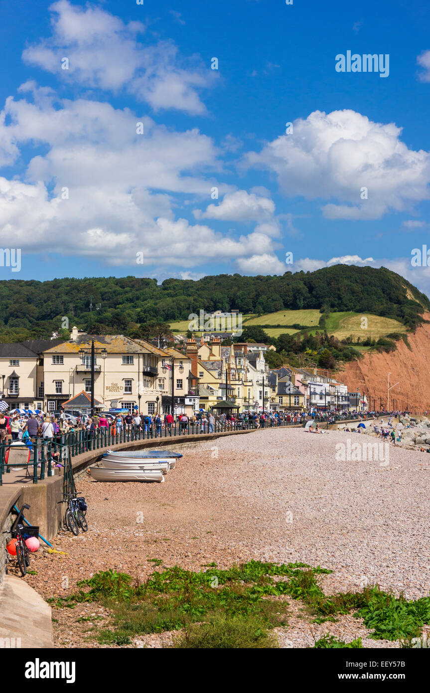 Sidmouth, East Devon, England, UK in summer Stock Photo Alamy
