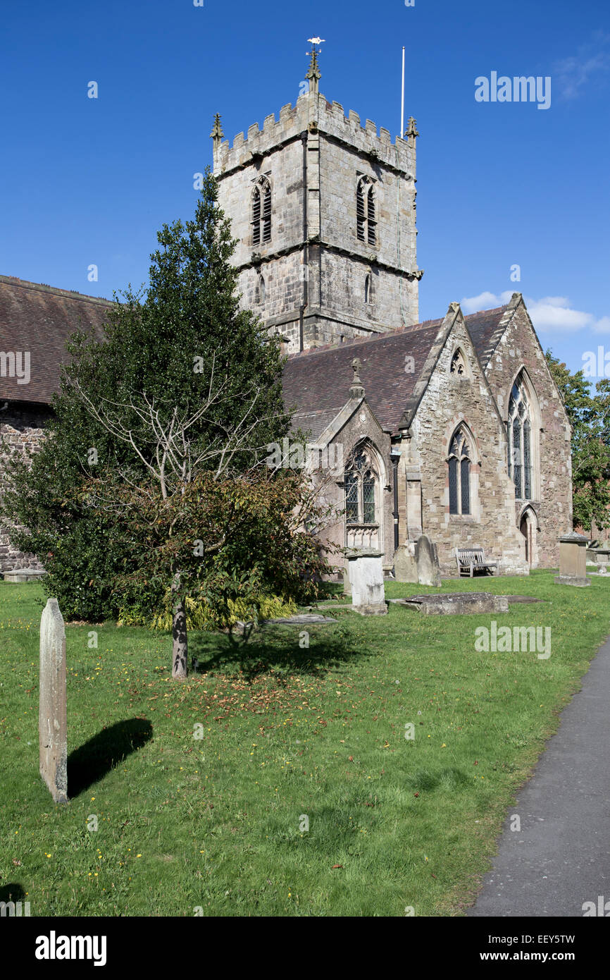 St. Laurence's church, Church Stretton, Shropshire, England Stock Photo