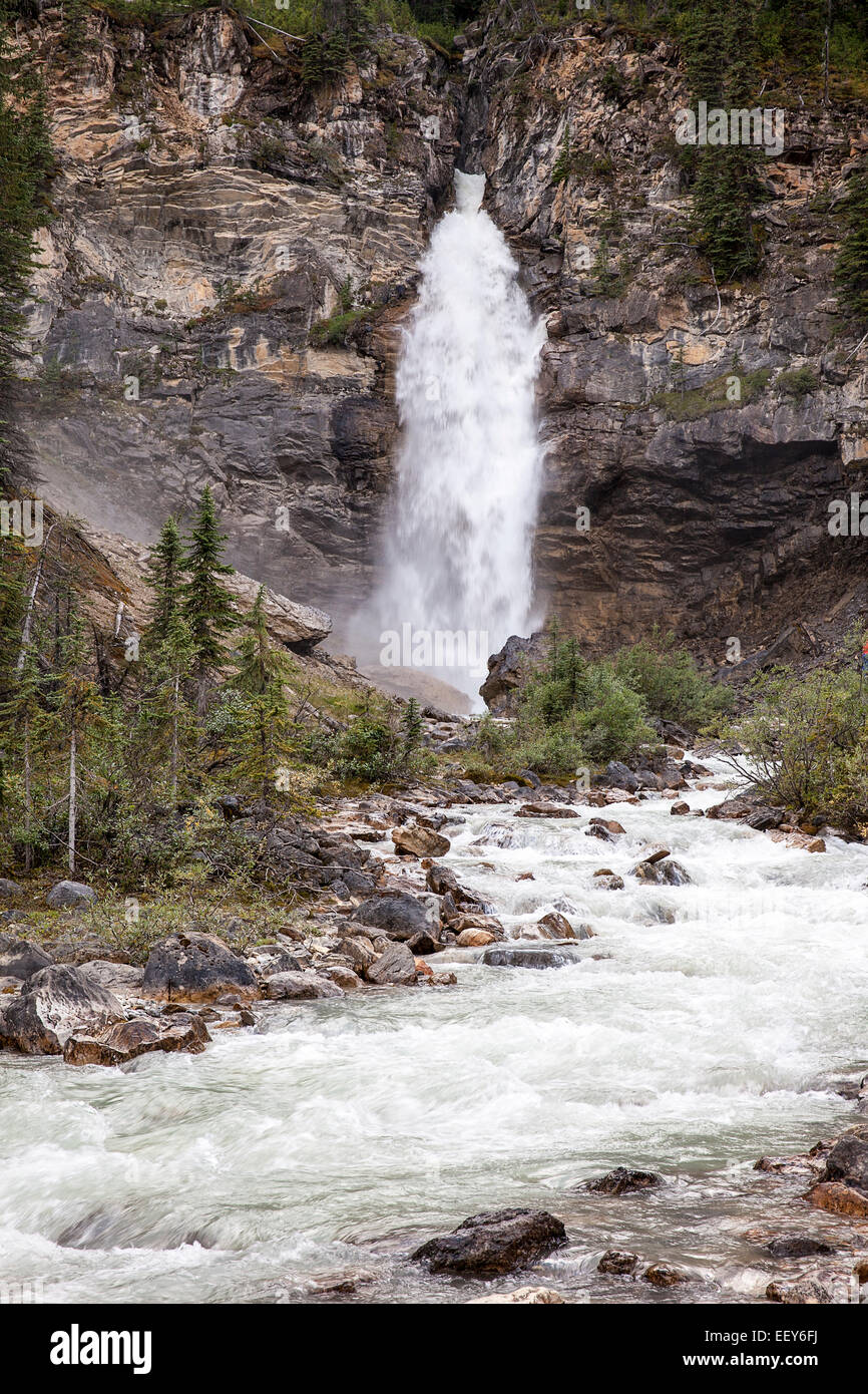 Laughing Falls in Yoho National Park Stock Photo - Alamy