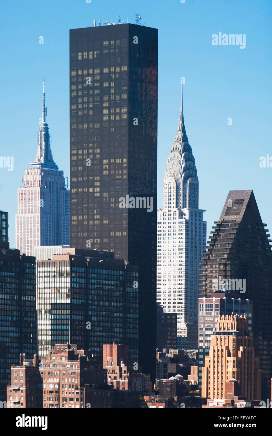 USA, New York State, New York City, View of Trump Tower Stock Photo