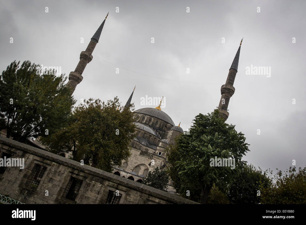 View of Blue Mosque in Istanbul Stock Photo - Alamy