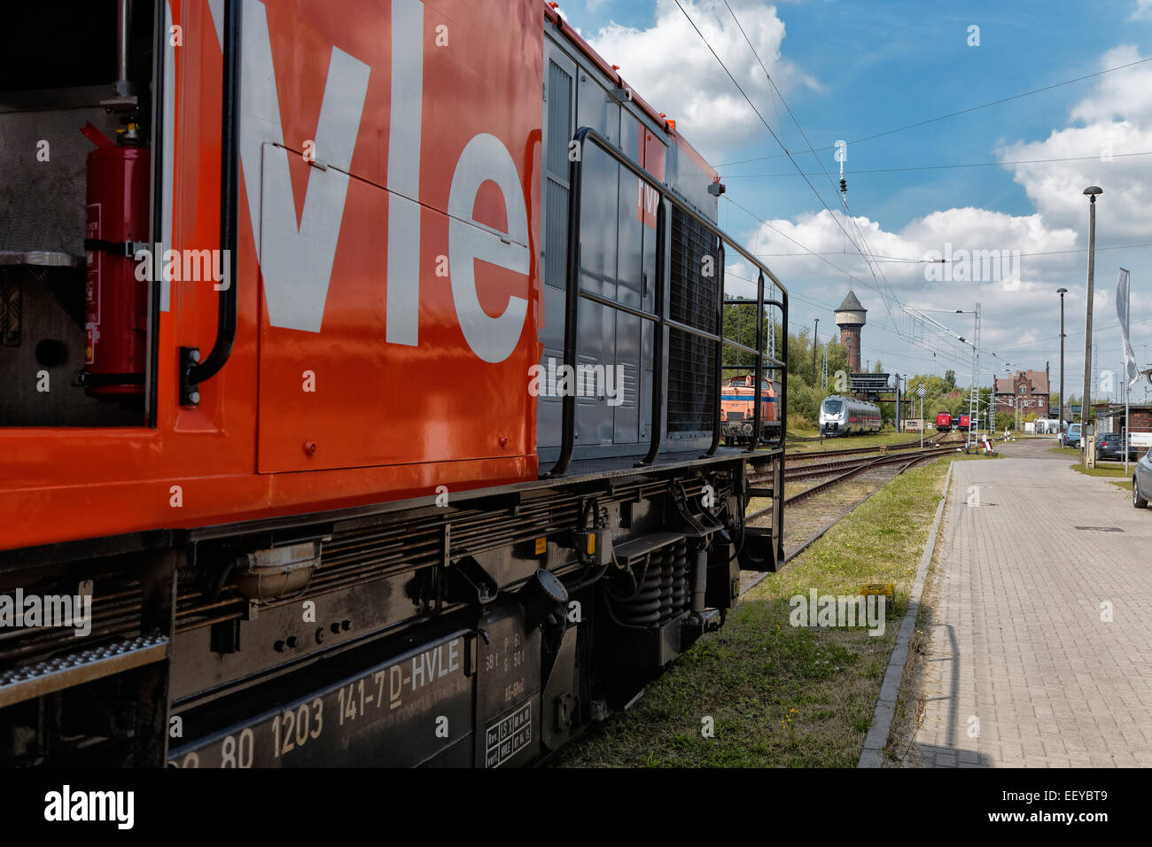 Wustermark, Germany, marshalling yard Wustermark Stock Photo