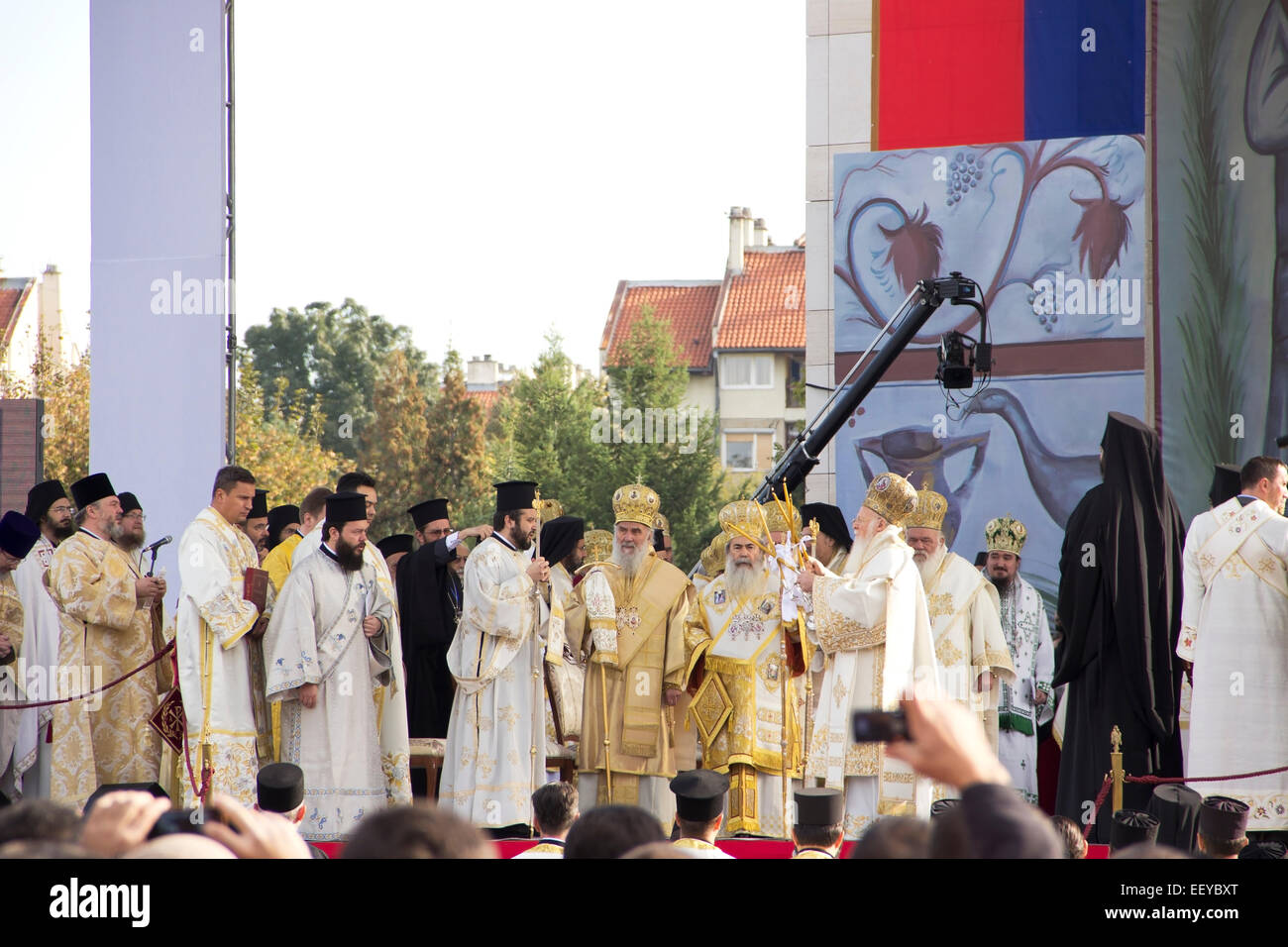 Jubilee of the Edict of Milan in Nis, 6. october 2013. Stock Photo