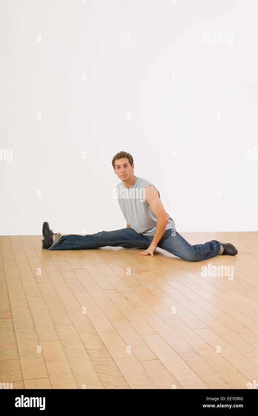 Male tap dancer Stock Photo