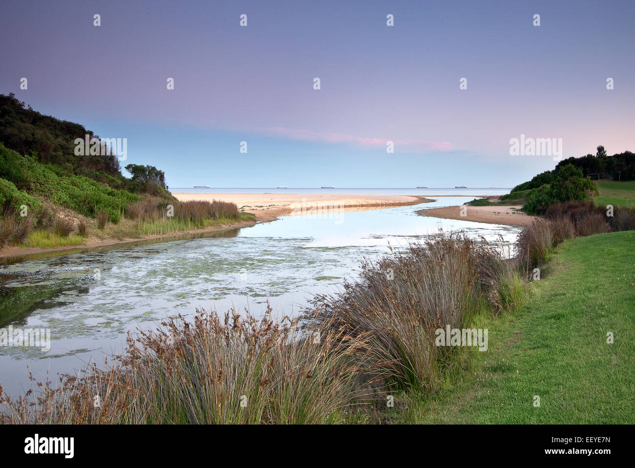 Australian coastal scene Stock Photo