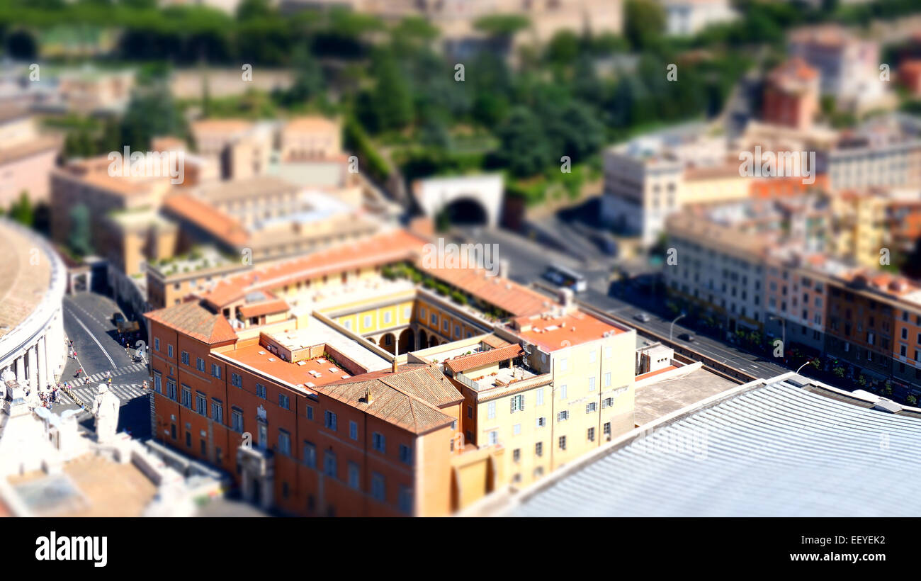 Workspace View Rome View sense of Rome city, Rome Italy Stock Photo - Alamy