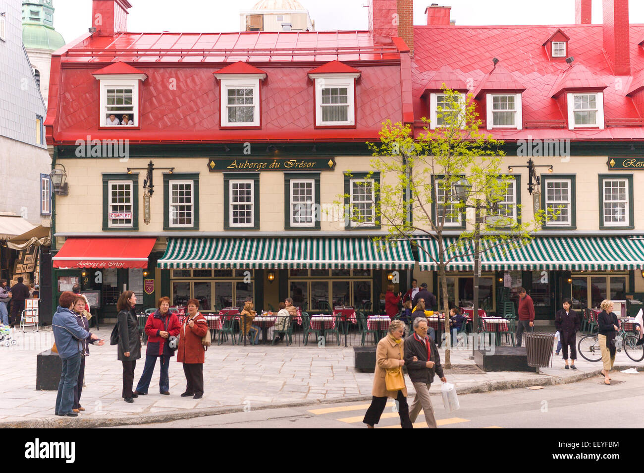 QUEBEC CITY, QUEBEC, CANADA - Auberge du Tresor hotel and restaurant