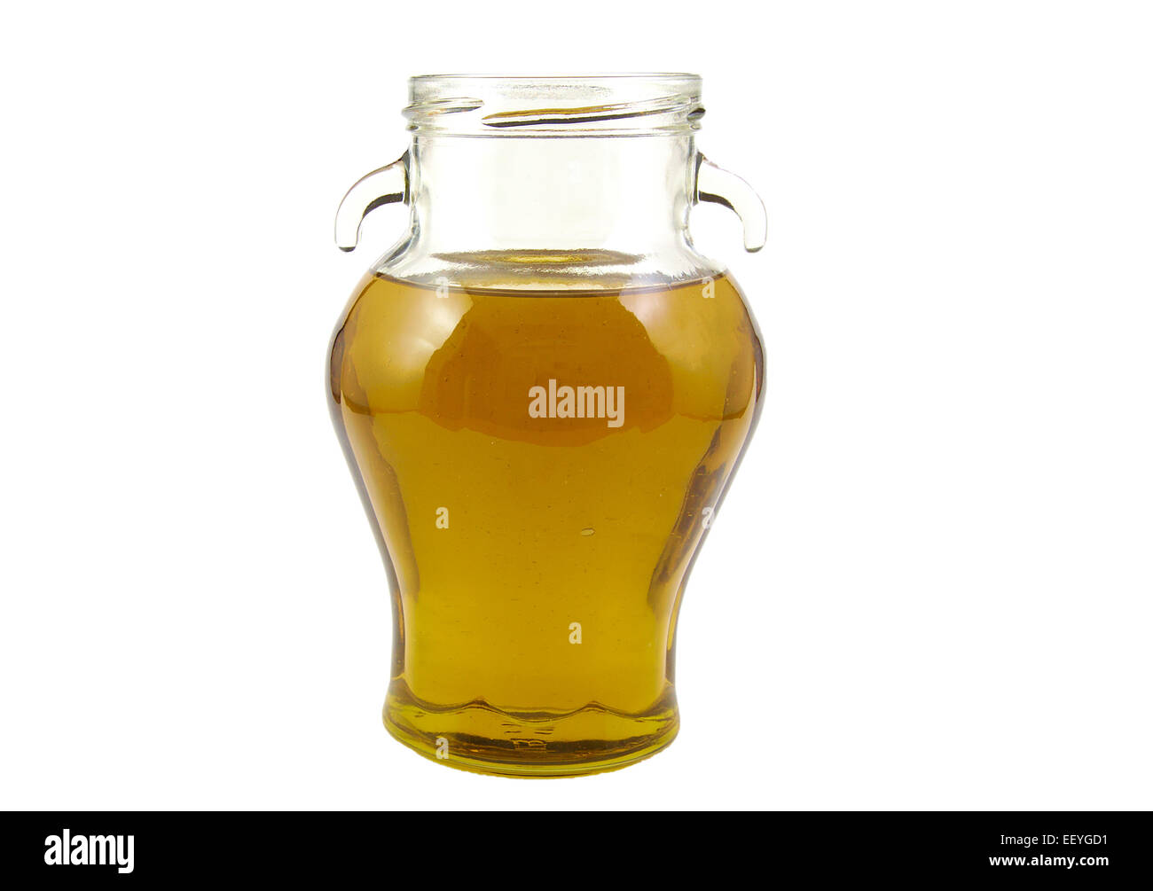 Olive oil bottle isolated on white background Stock Photo - Alamy