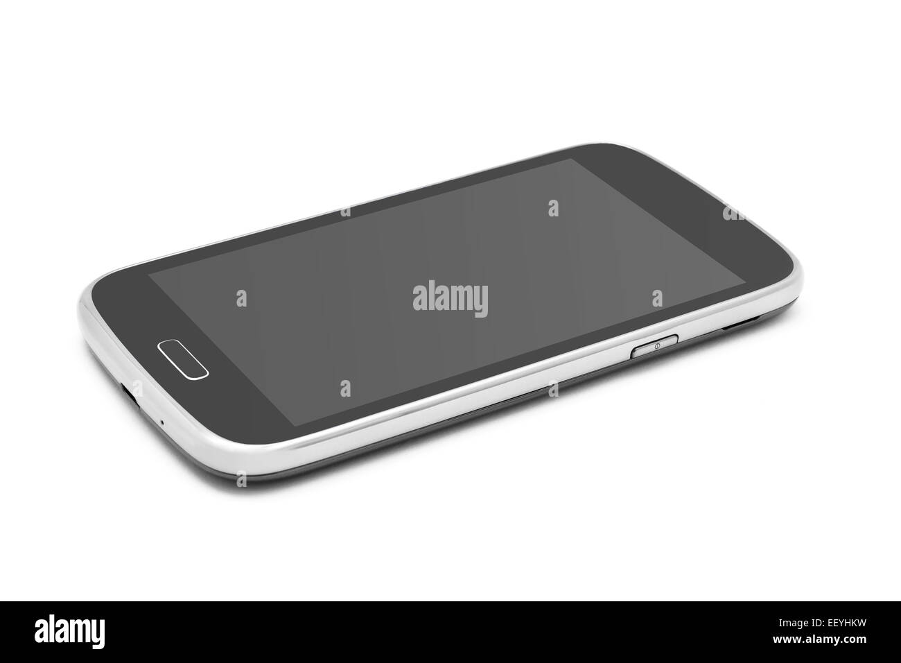 smartphone on white background closeup Stock Photo