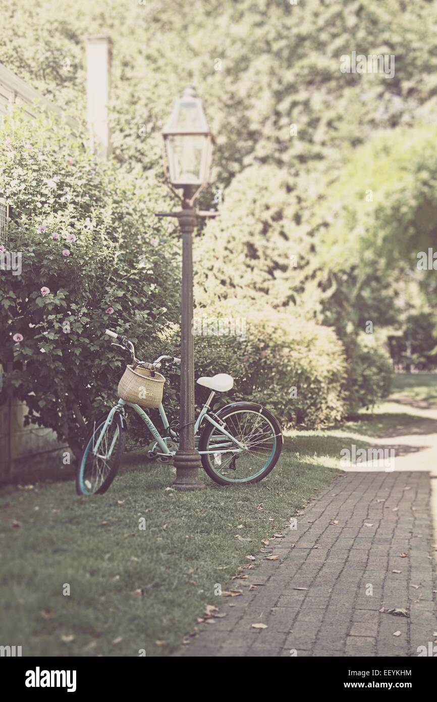 A bicycle on Martha's Vineyard. Stock Photo