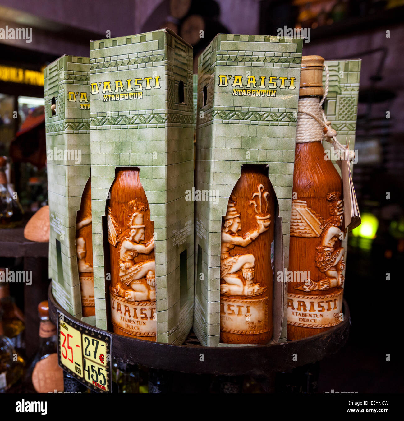 Xtabentun, a Liqueur Made from Honey, Anise, and Rum. Tequila Museum