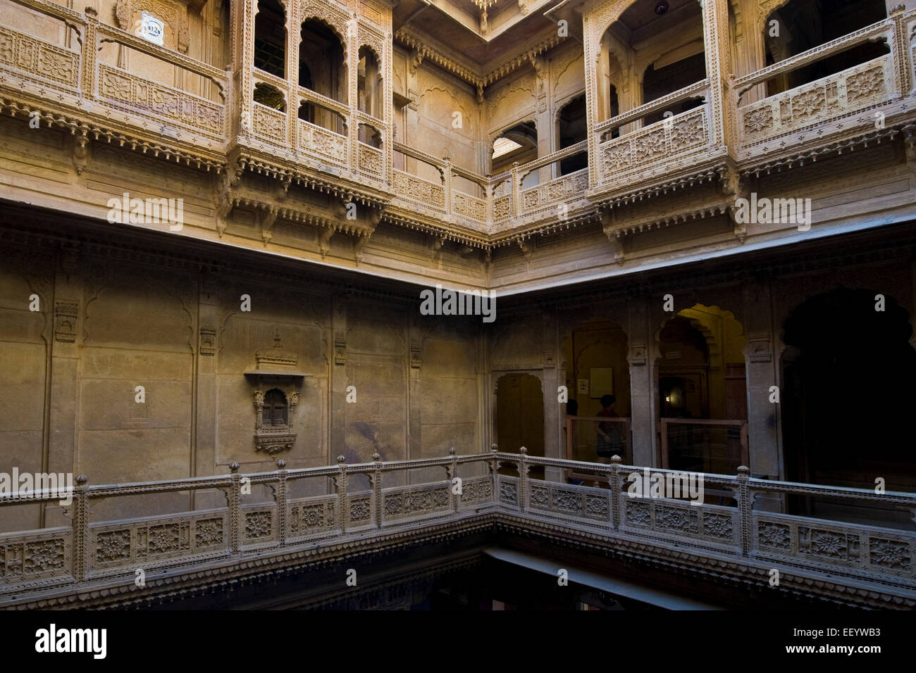 India, Rajasthan, Jaisalmer, Patwon Ki haveli Stock Photo - Alamy
