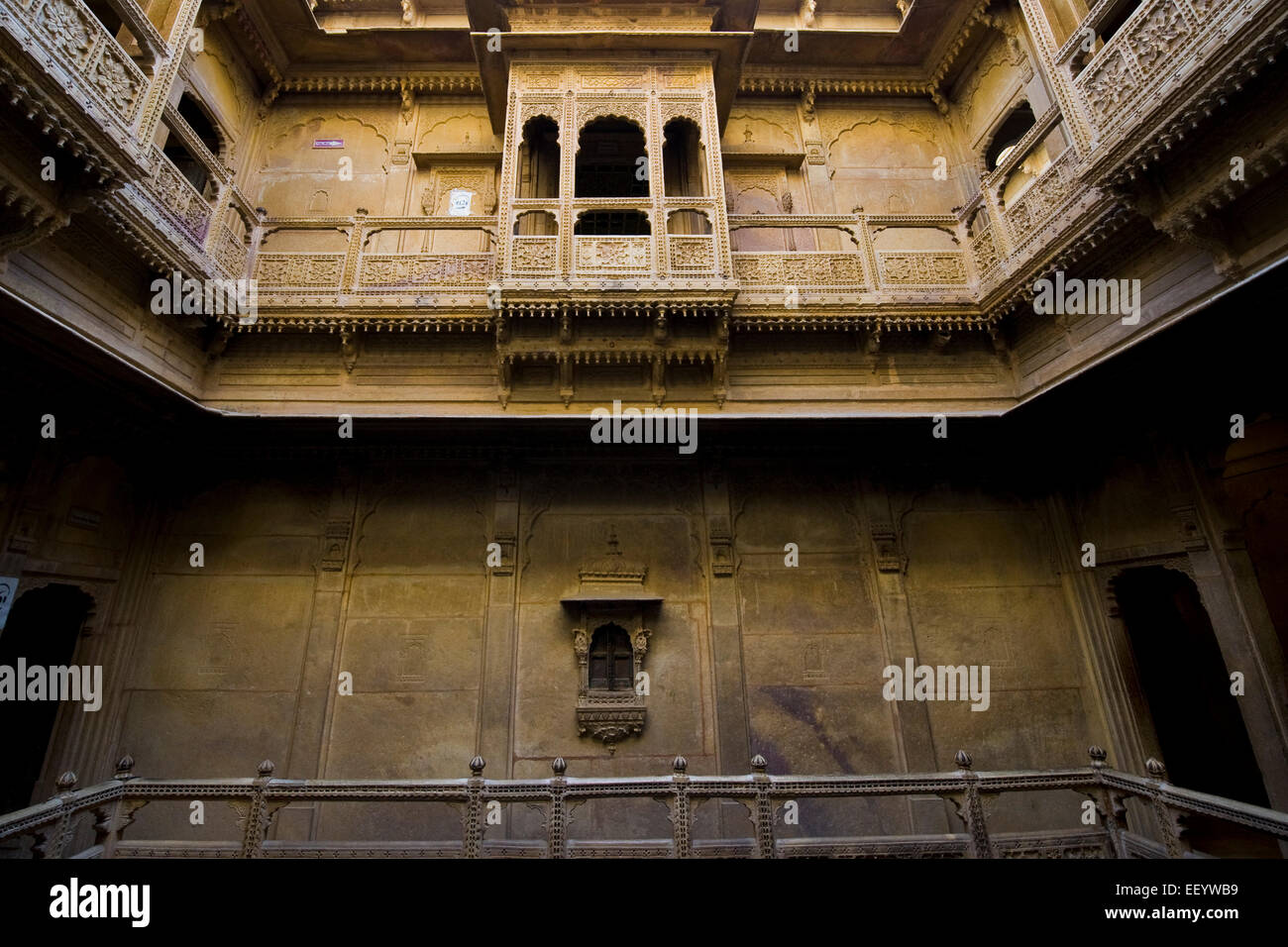 India, Rajasthan, Jaisalmer, Patwon Ki haveli Stock Photo - Alamy