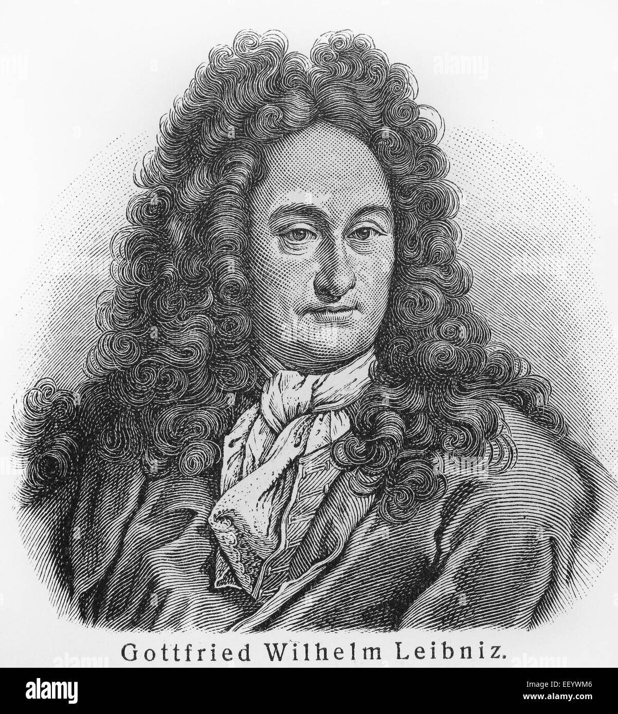 Gottfried Leibniz Stock Photo
