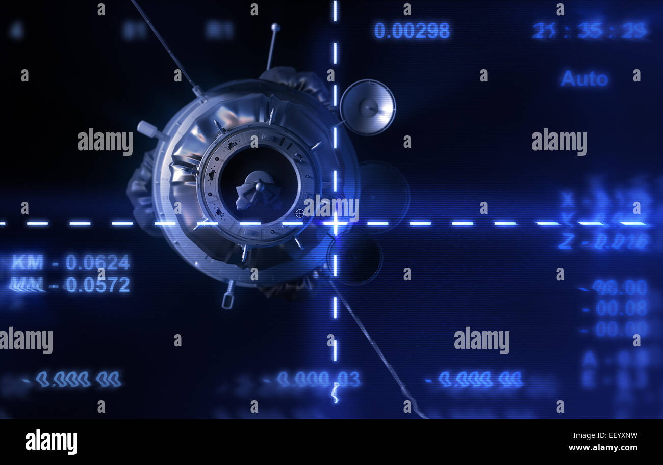 Connection to the space station Stock Photo Alamy