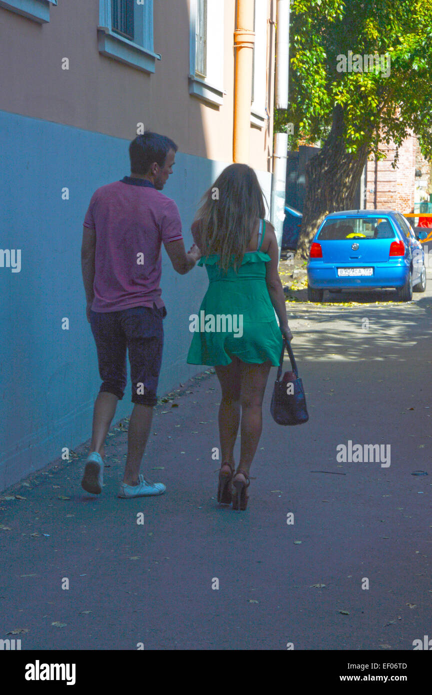 Woman long legs high heels hi-res stock photography and images - Alamy