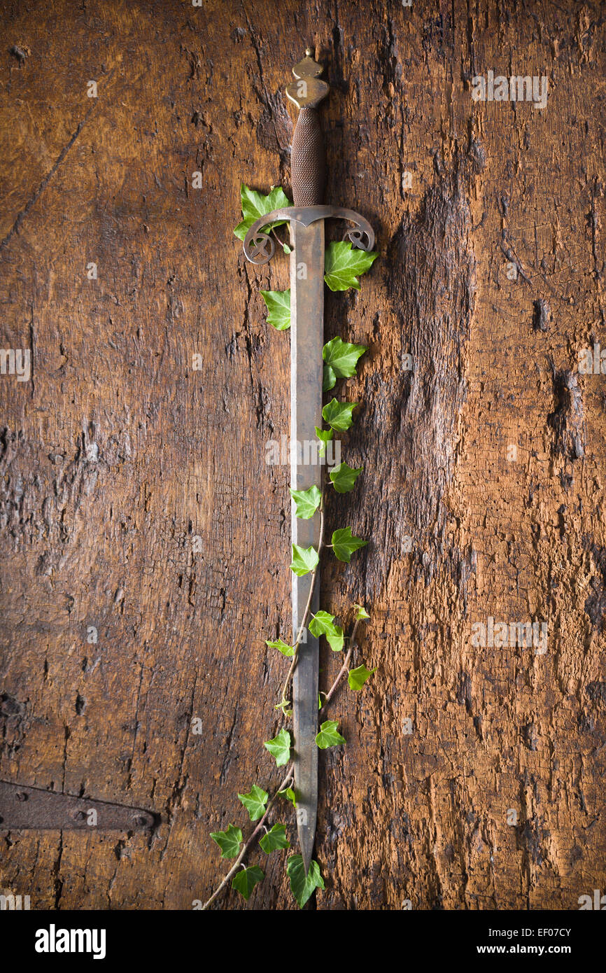 Wooden sword hi-res stock photography and images - Alamy