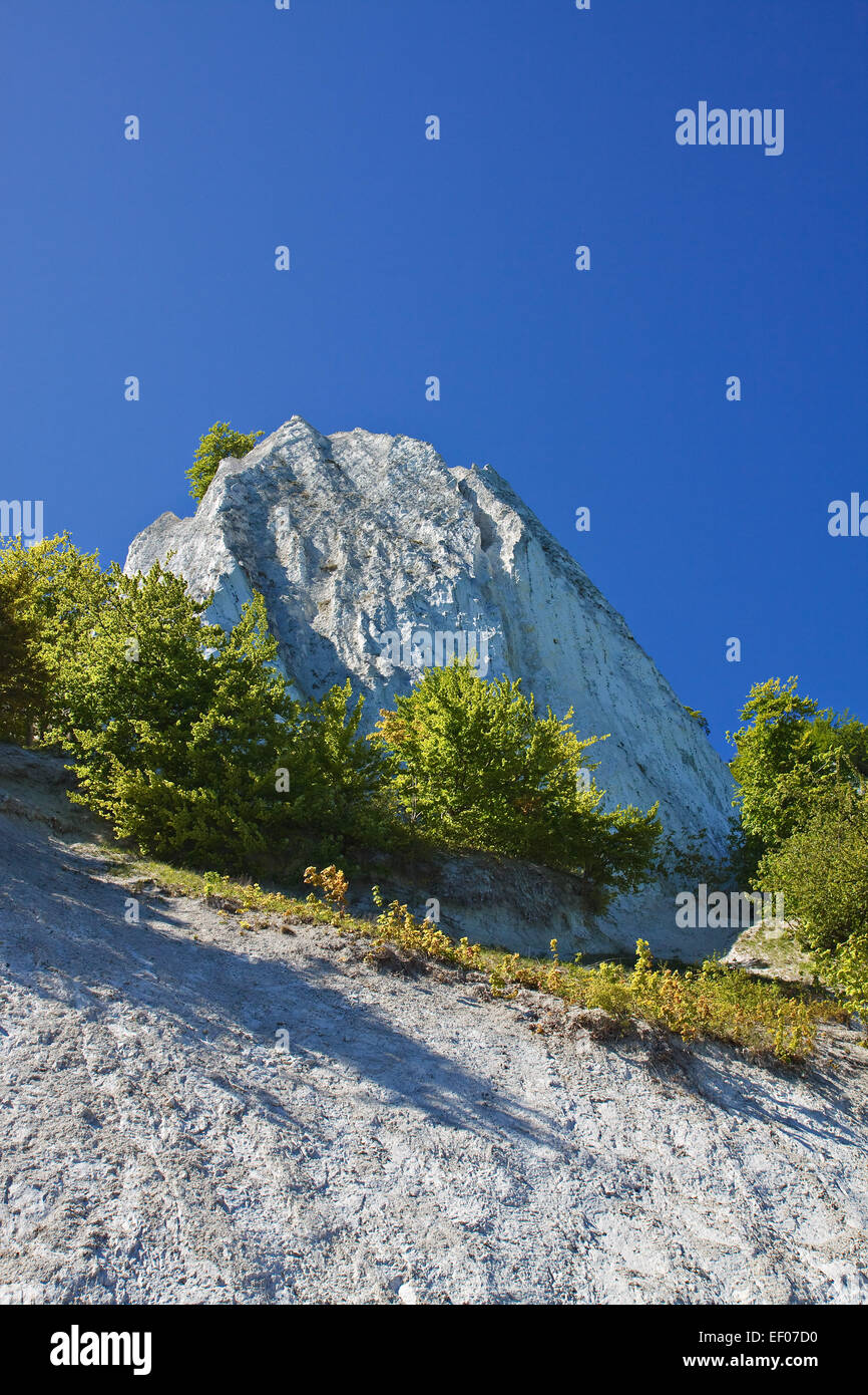 Chalk Cliffs on Rügen Stock Photo