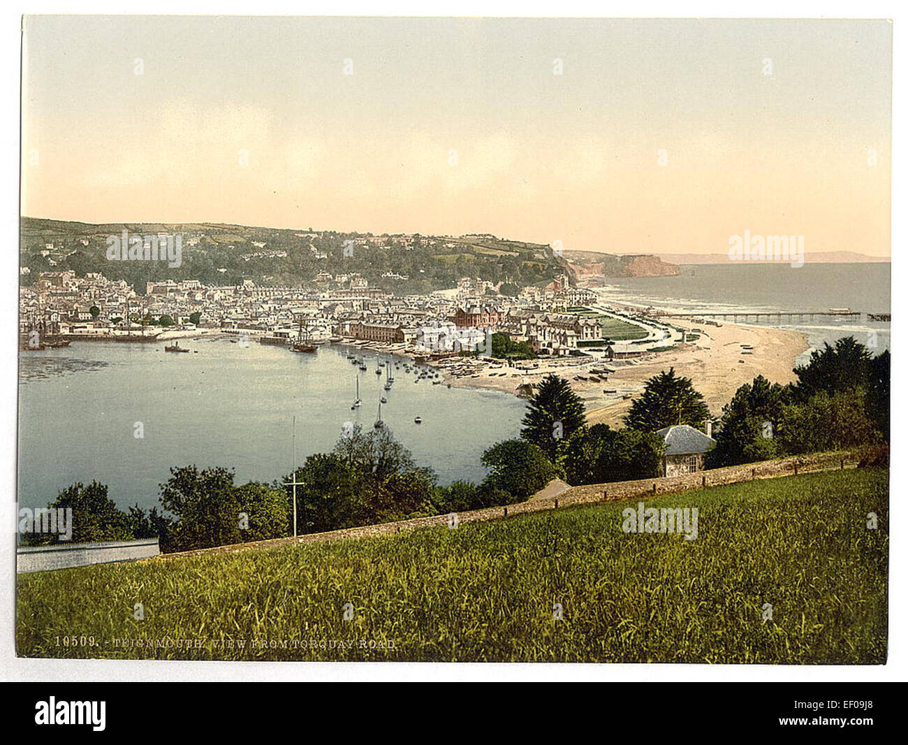 [View from Torquay Road, Teignmouth, England] 160 Stock Photo Alamy